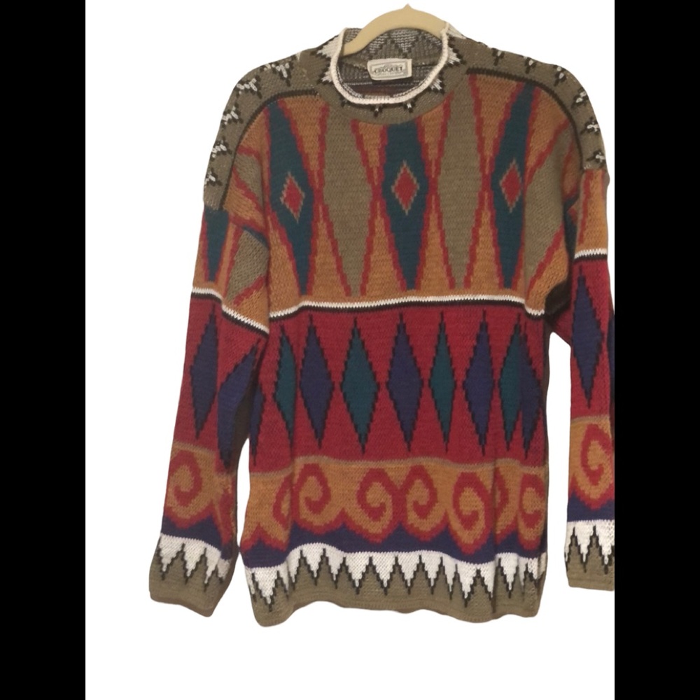 Croquet womens medium patterned sweater